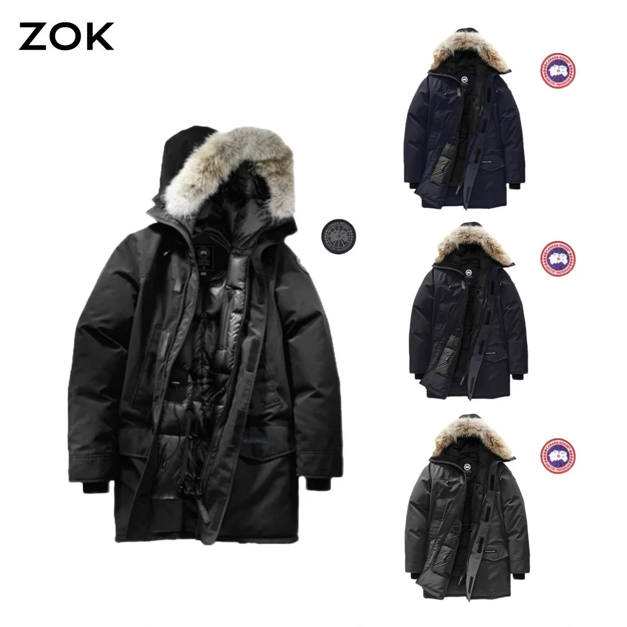 zok/캐나다구스 남성 파이크 다운 자켓