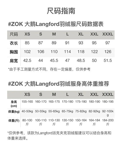 zok/캐나다구스 남성 파이크 다운 자켓