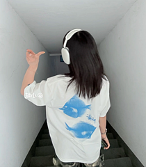 scn / 스투시 남성 여성 반팔 티셔츠