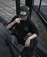 scn / 스투시 남성 여성 반팔 티셔츠