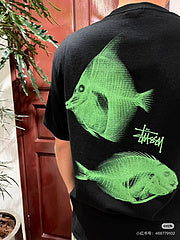 scn / 스투시 남성 여성 반팔 티셔츠