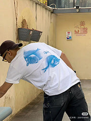 scn / 스투시 남성 여성 반팔 티셔츠