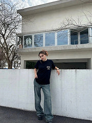 scn / 스투시 남성 여성 반팔 티셔츠