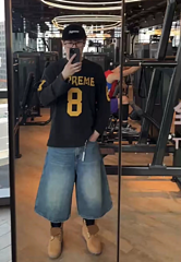 scn / 슈프림 남성 긴팔 티셔츠