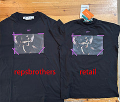 탑꼼데 / 오프화이트 남성 반팔 티셔츠