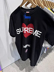 scn / 슈프림 남성 여성 반팔 티셔츠