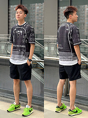 scn / 스투시 남성 여성 반팔 티셔츠