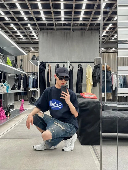 꼬부기 / 발렌시아가 남성 반팔 티셔츠