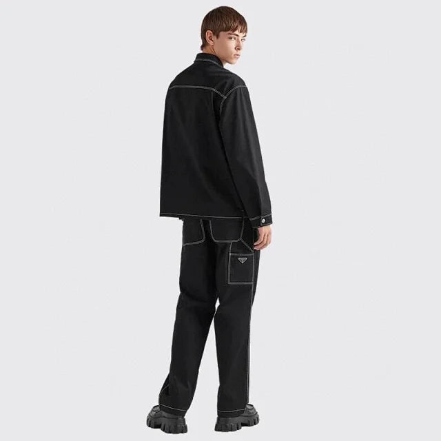 꼬부기 / 프라다 스트레치 코튼 남성 셔츠