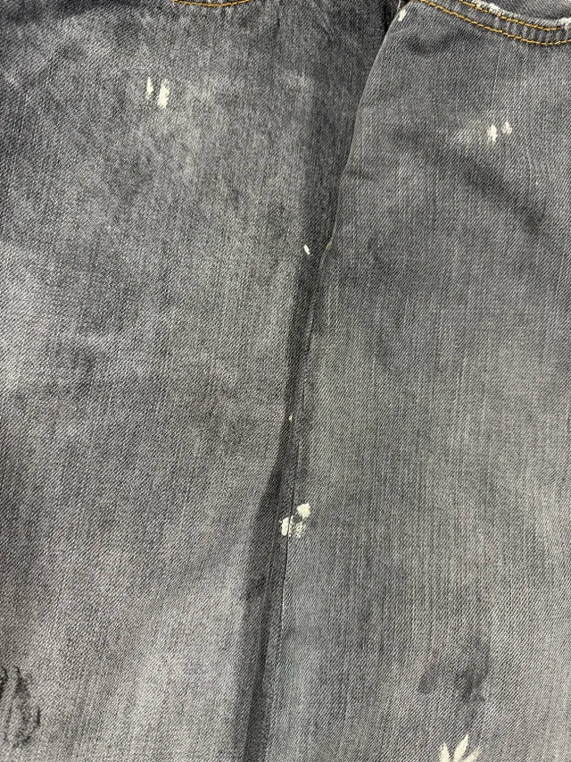 꼬부기 / 아크네스튜디오 청바지 , 2023M핏다크그레이/배기핏/핸드메이드잉크뿌리기