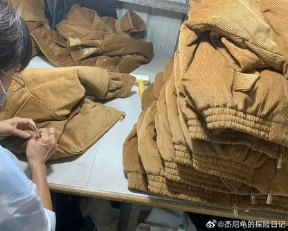 꼬부기 / 미우미우 코듀로이 블루종 자켓 발리