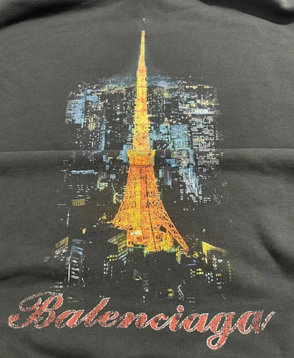 꼬부기 / 발렌시아가 도쿄타워 후드티