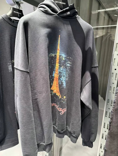 꼬부기 / 발렌시아가 도쿄타워 후드티