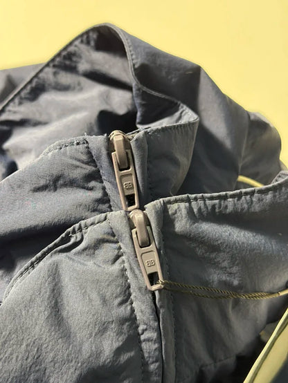 꼬부기 / 발렌시아가 자켓 , 24Winter네이비패치교복점퍼외/워싱주름근리나일론