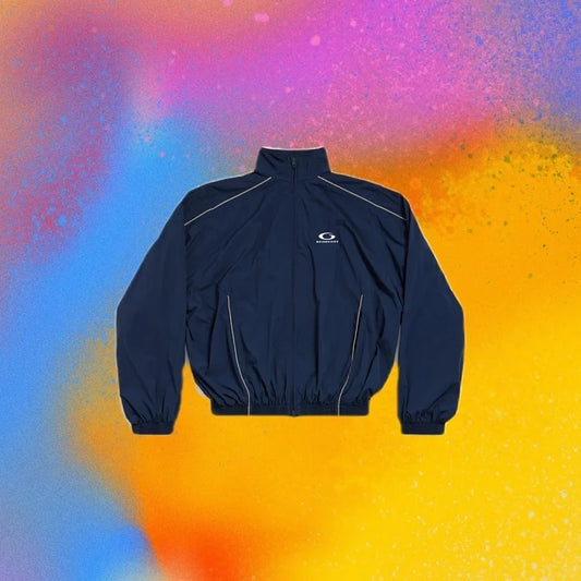 꼬부기 / 발렌시아가 자켓 , 24Winter네이비패치교복점퍼외/워싱주름근리나일론