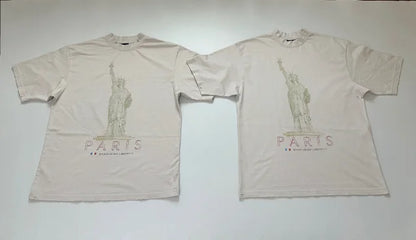 꼬부기 / 발렌시아가 자유의여신상 반팔티