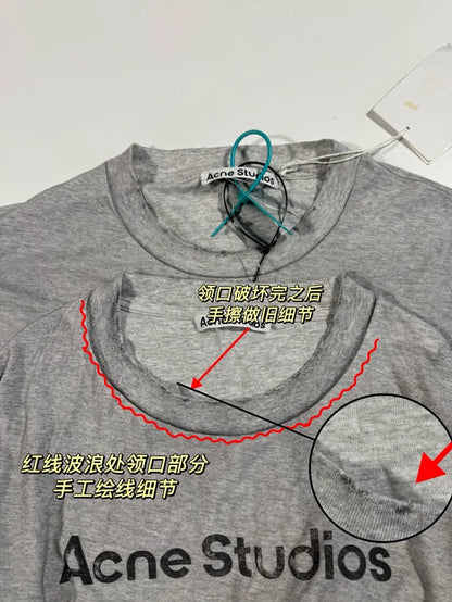 꼬부기 / 아크네스튜디오 남성 반팔 티셔츠