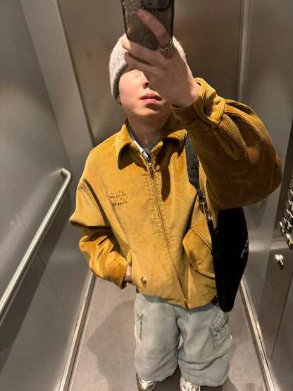 꼬부기 / 미우미우 코듀로이 블루종 자켓 발리