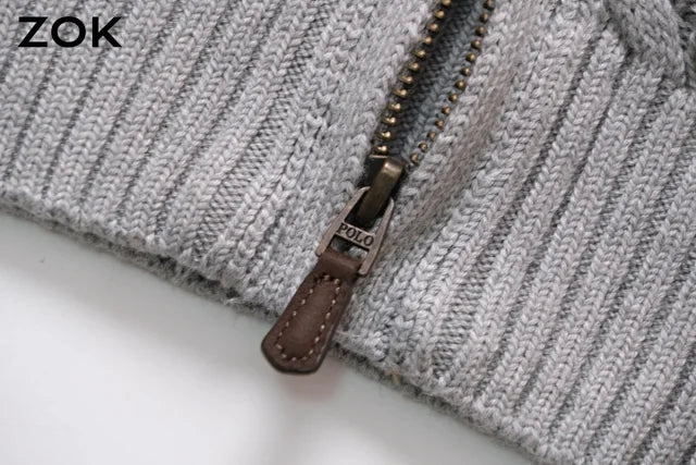 ZOK / 폴로 니트 스웨터