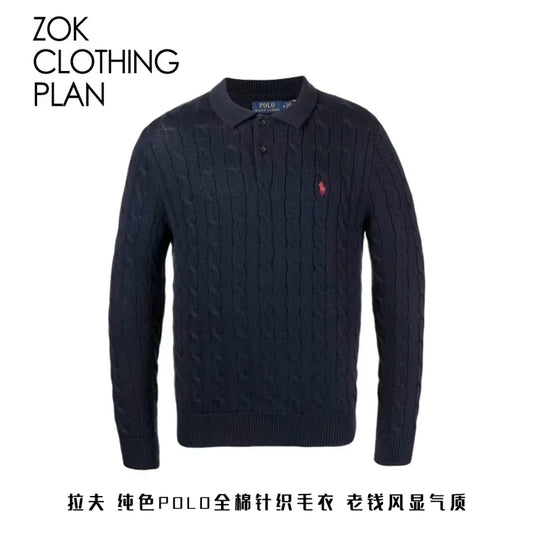 ZOK / 폴로 니트 스웨터