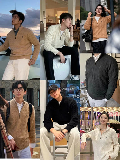 ZOK / 폴로 니트 스웨터