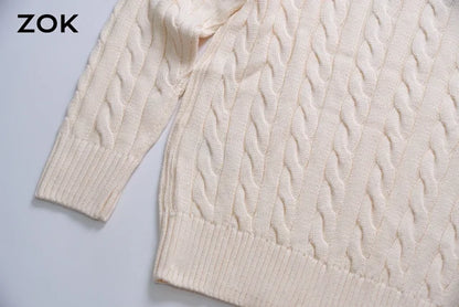 ZOK / 폴로 니트 스웨터