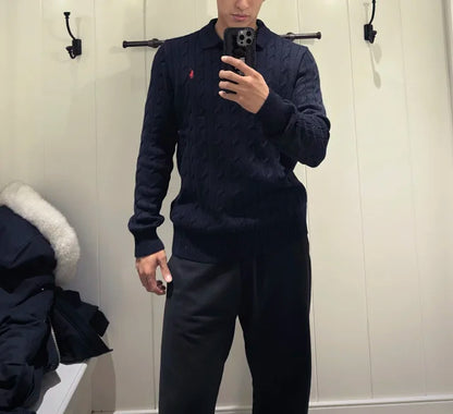 ZOK / 폴로 니트 스웨터