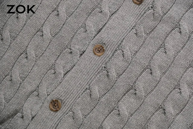 ZOK / 폴로 니트 스웨터