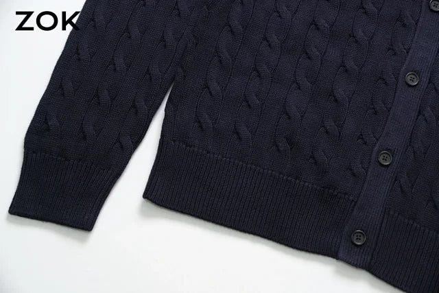 ZOK / 폴로 니트 스웨터