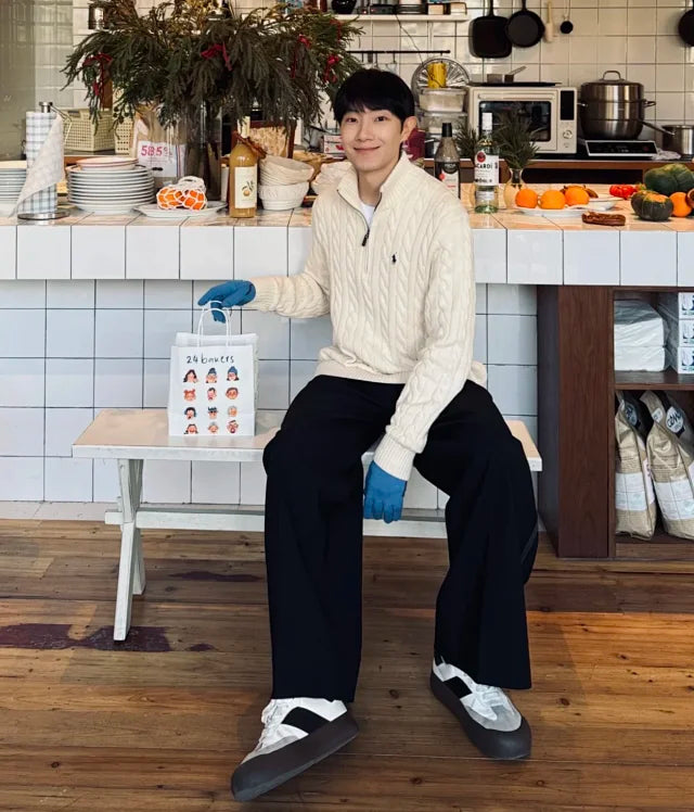 ZOK / 폴로 니트 스웨터