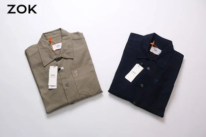 zok/아미 남성 하트 자수 셔츠