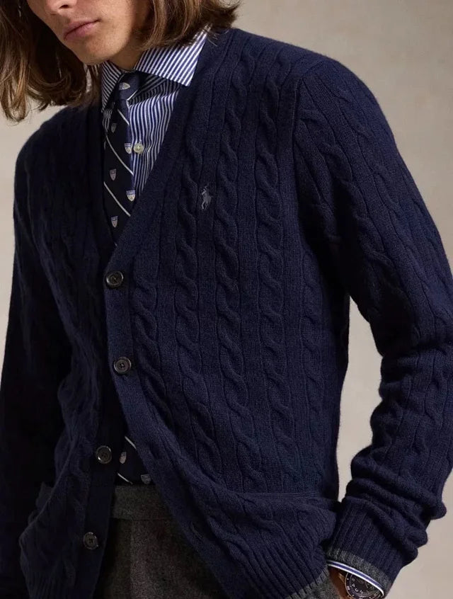 ZOK / 폴로 니트 카디건