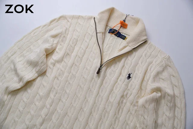 ZOK / 폴로 니트 스웨터
