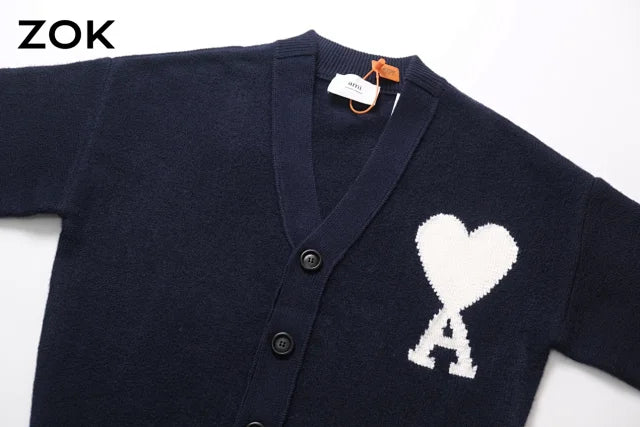 zok/아미리 남성 V넥 니트 가디건