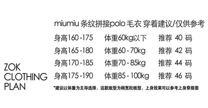 ZOK / 미우미우 폴로 스웨터