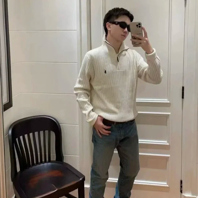 ZOK / 폴로 니트 스웨터