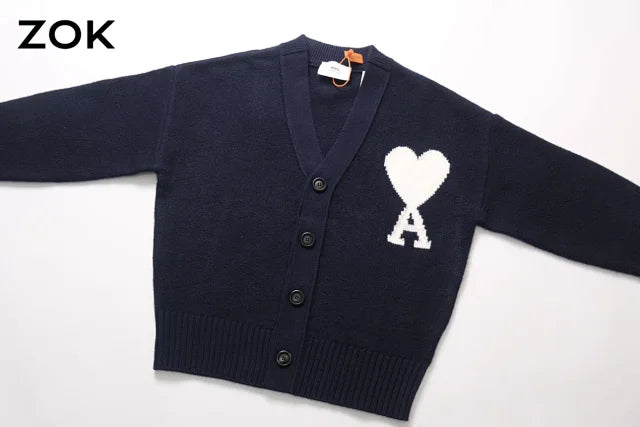 zok/아미리 남성 V넥 니트 가디건
