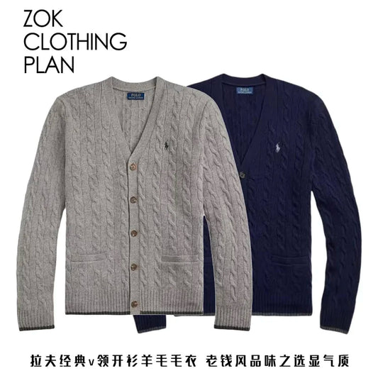 ZOK / 폴로 니트 카디건