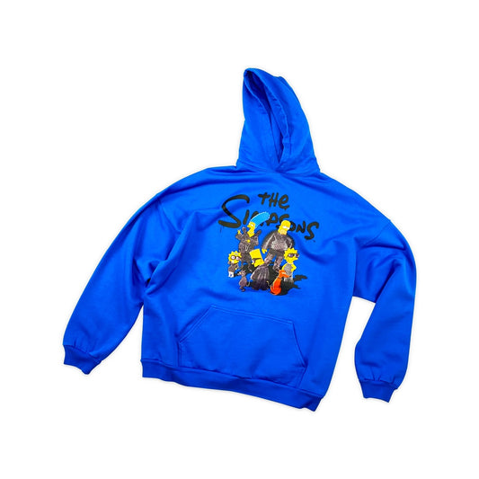 계단집/발렌시아가 남성 심슨 후드티