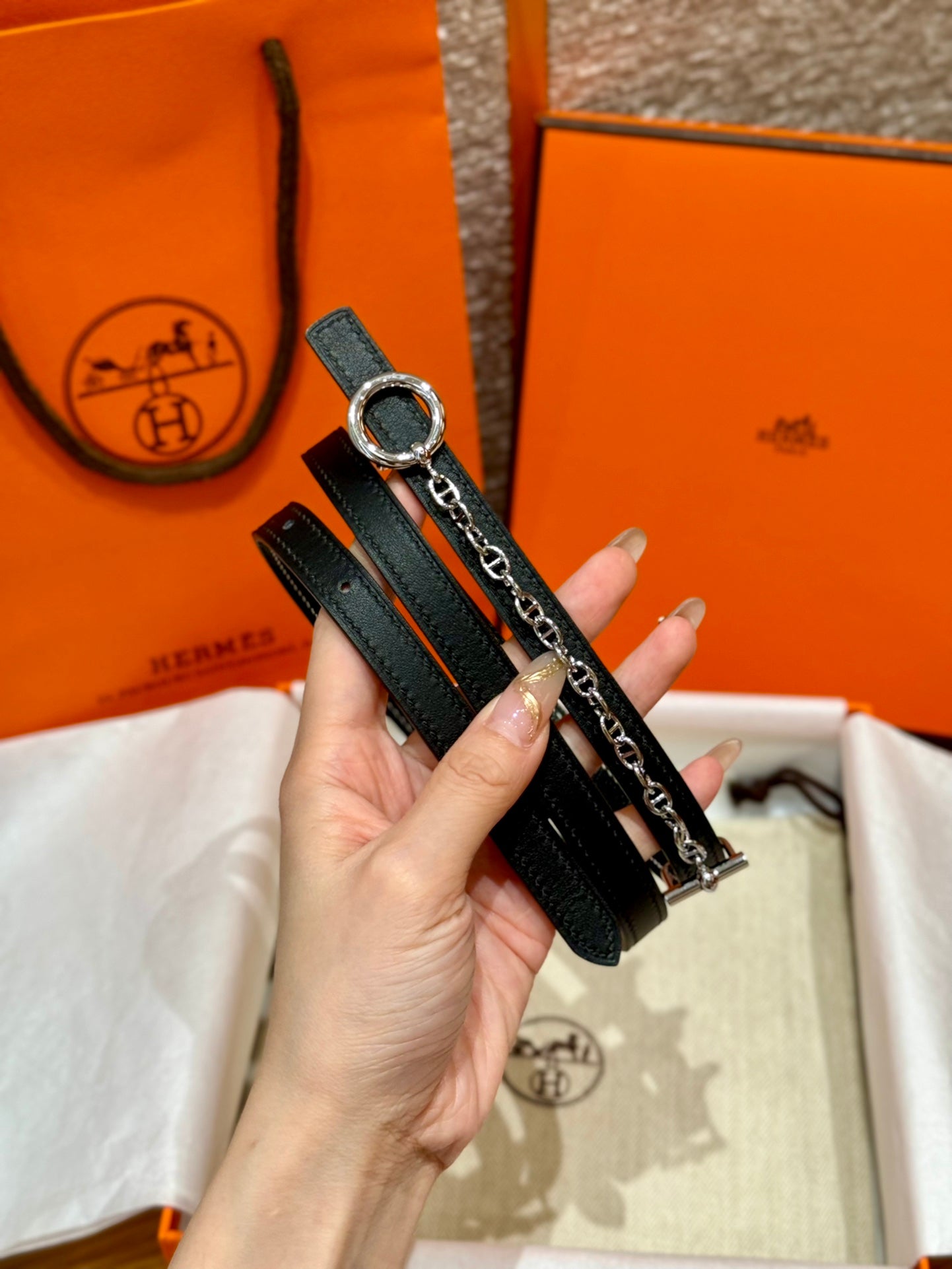 여자 에르메스 벨트