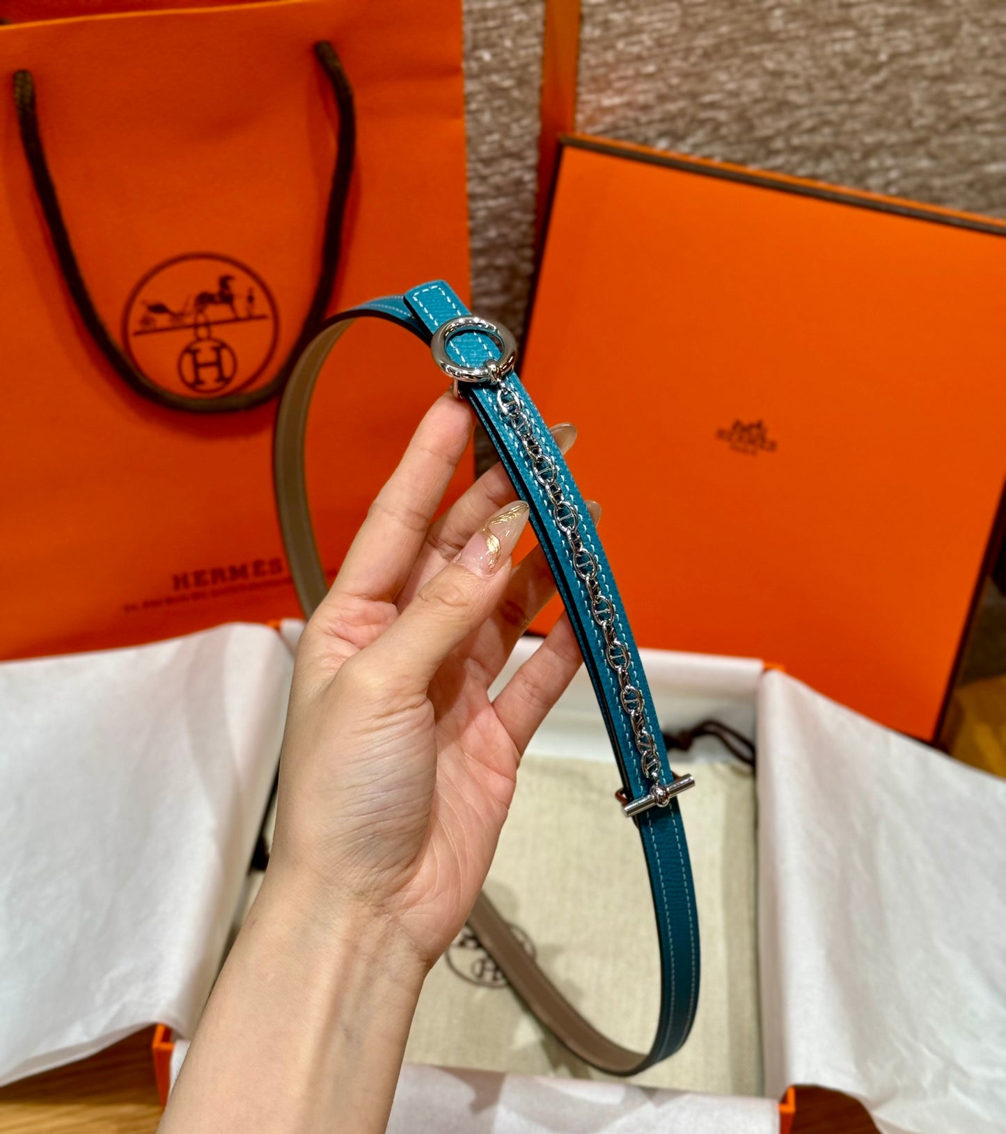 여자 에르메스 벨트