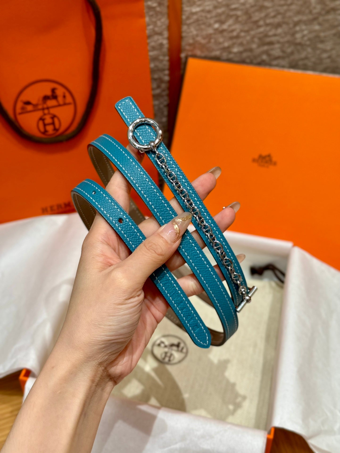 여자 에르메스 벨트