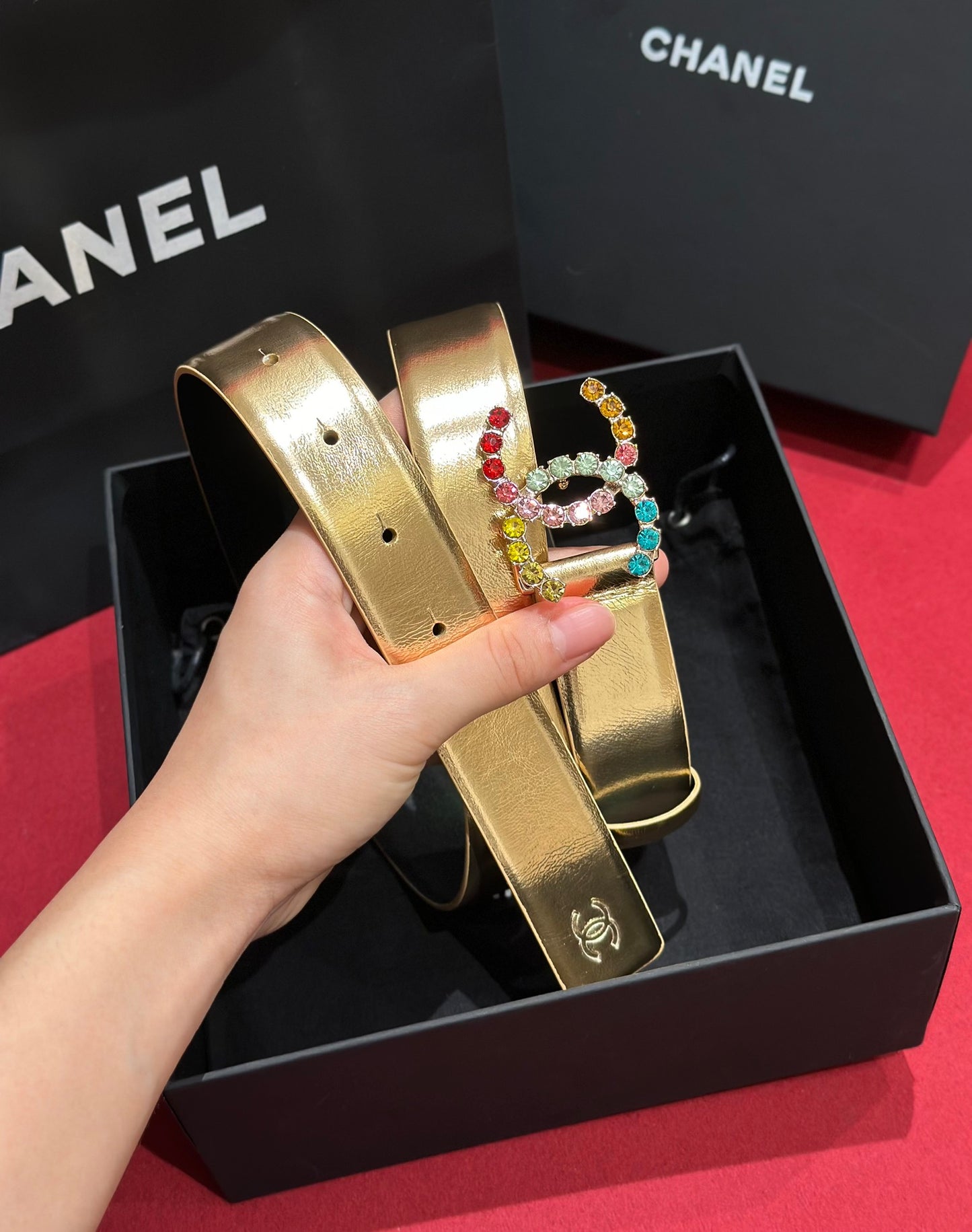 여자 샤넬 벨트