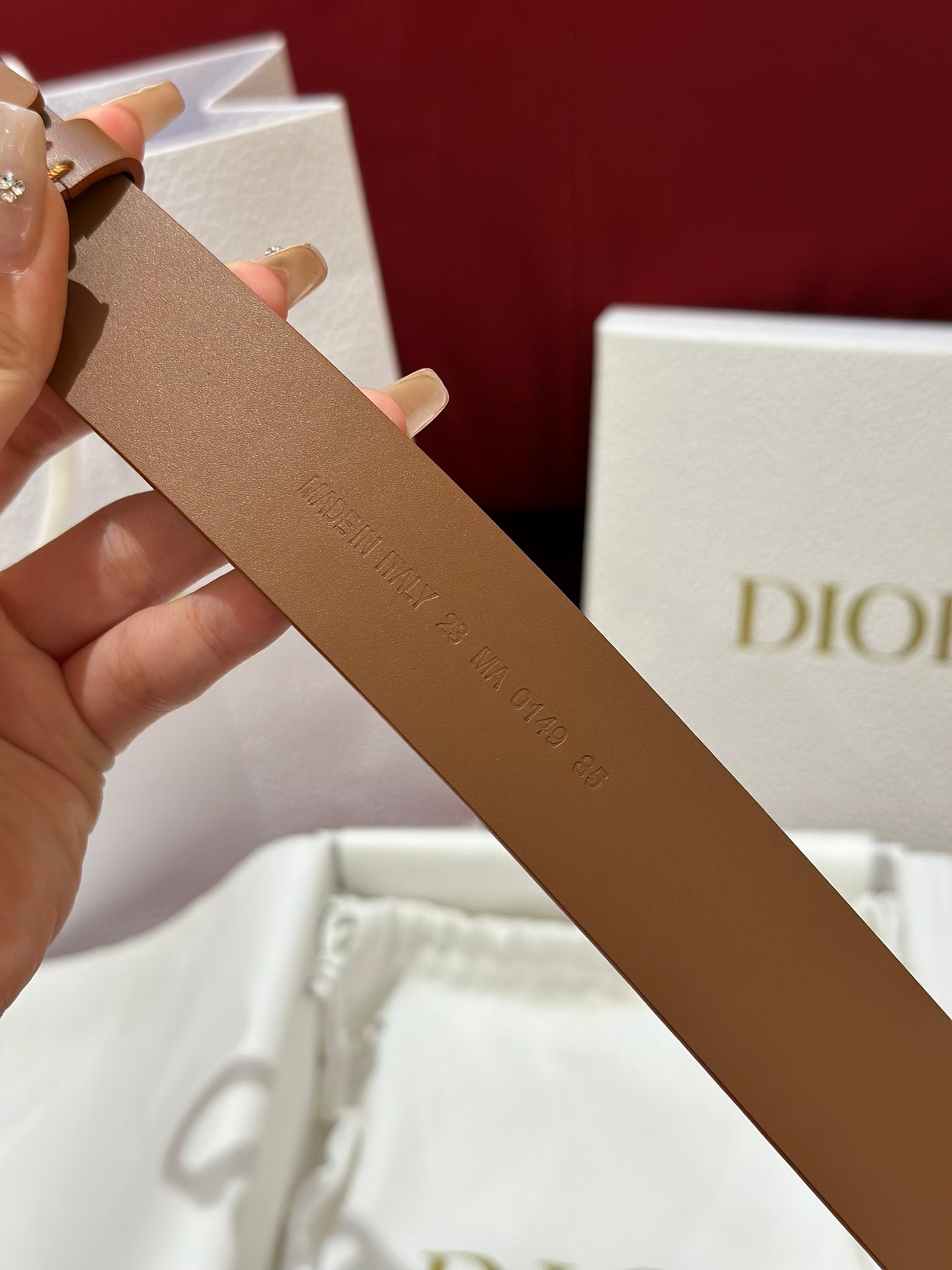 여자 디올 벨트