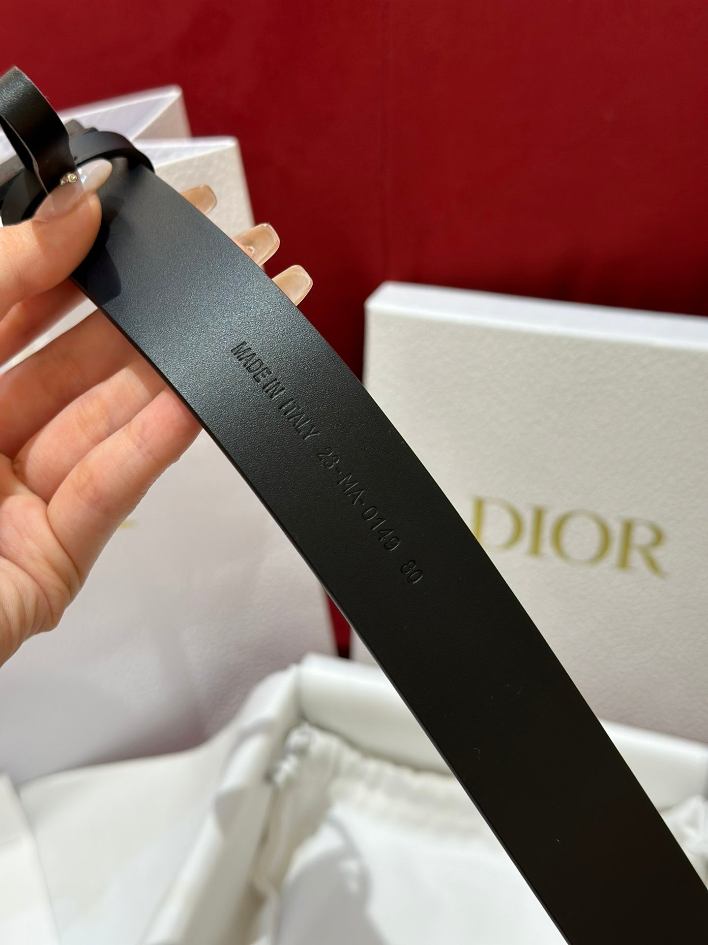 여자 디올 벨트