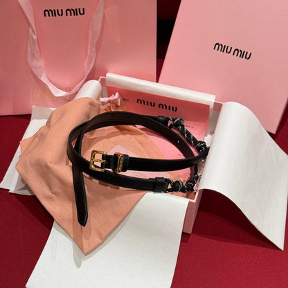여자 미우미우 벨트
