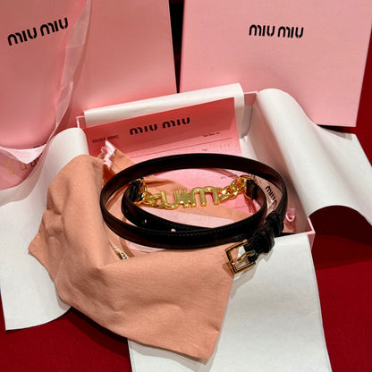 여자 미우미우 벨트