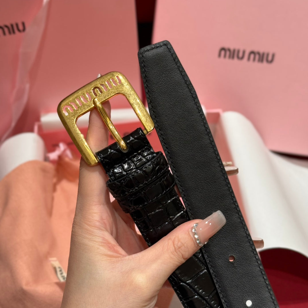 여자 미우미우 벨트