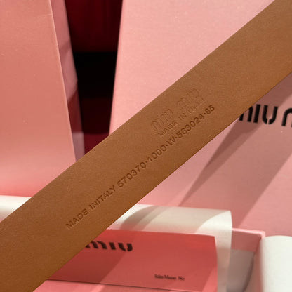 여자 미우미우 벨트