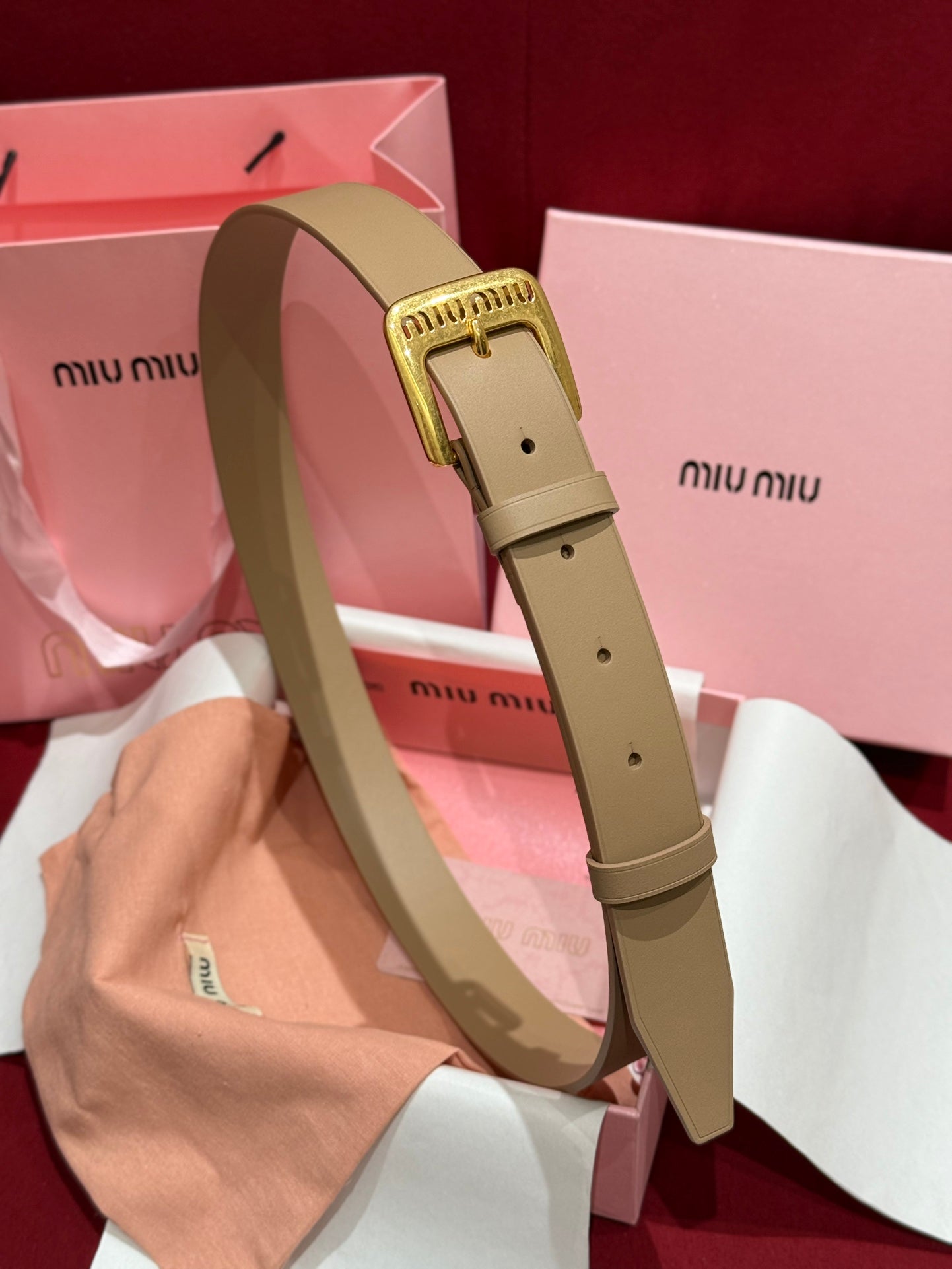 여자 미우미우 벨트